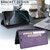 iPhone 16e / 17e GQUTROBE G01 RFID Anti-theft Leather Phone Case - Purple