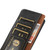 iPhone 16e / 17e KHAZNEH Custer Genuine Leather RFID Phone Case - Black