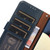 iPhone 16e / 17e KHAZNEH Litchi Texture Leather RFID Phone Case - Blue