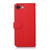 iPhone 16e / 17e KHAZNEH Litchi Texture Leather RFID Phone Case - Red