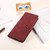 iPhone 16e / 17e KHAZNEH Matte Texture Leather Phone Case - Red