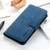 iPhone 16e / 17e KHAZNEH Retro Texture Leather Phone Case - Blue