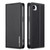 iPhone 16e / 17e LC.IMEEKE L1 Series Frosted Fine Texture PU Phone Case - Black