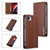 iPhone 16e / 17e LC.IMEEKE L1 Series Frosted Fine Texture PU Phone Case - Brown