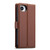 iPhone 16e / 17e LC.IMEEKE L2 Series Detachable Magsafe PU Phone Case with Lanyard - Brown