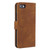 iPhone 16e / 17e Nail Skin Feel Stitching Calf Texture Leather Phone Case - Brown