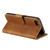 iPhone 16e / 17e Nail Skin Feel Stitching Calf Texture Leather Phone Case - Brown
