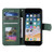 iPhone 16e / 17e Nail Skin Feel Stitching Calf Texture Leather Phone Case - Green