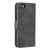 iPhone 16e / 17e Nail Skin Feel Stitching Calf Texture Leather Phone Case - Grey