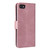 iPhone 16e / 17e Nail Skin Feel Stitching Calf Texture Leather Phone Case - Rose Gold