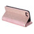 iPhone 16e / 17e Nine Card Zipper Bag Leather Phone Case with Lanyard - Pink