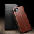 iPhone 16e / 17e QIALINO Classic Genuine Leather Phone Case - Brown