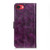 iPhone 16e / 17e Retro Crazy Horse Texture Horizontal Flip Leather Phone Case - Purple