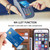 iPhone 16e / 17e Retro Splicing Horizontal Flip Leather Phone Case - Blue