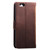 iPhone 16e / 17e Retro Splicing Horizontal Flip Leather Phone Case - Brown