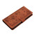 iPhone 16e / 17e Secret Garden Butterfly Pattern Leather Phone Case - Brown