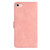 iPhone 16e / 17e Seven Butterflies Embossed Leather Phone Case - Pink