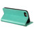 iPhone 16e / 17e Simple 6-Card Wallet Leather Phone Case - Green
