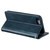iPhone 16e / 17e Simple 6-Card Wallet Leather Phone Case - Navy Blue