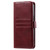 iPhone 16e / 17e Simple 6-Card Wallet Leather Phone Case - Wine Red