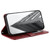 iPhone 16e / 17e Simple 6-Card Wallet Leather Phone Case - Wine Red