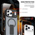 iPhone 16e / 17e Skin Feel Invisible Kickstand MagSafe Phone Case - Titanium Gray