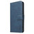 iPhone 16e / 17e Solid Color Calfskin Texture RFID Vegan Leather Phone Case - Blue