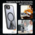 iPhone 16e / 17e Star Shine Series TPU + PC MagSafe Phone Case with Fold Holder - Black