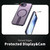 iPhone 16e / 17e Star Shine Series TPU + PC MagSafe Phone Case with Fold Holder - Purple