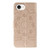 iPhone 16e / 17e Sun Mandala Embossing Leather Phone Case - Rose Gold