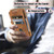 iPhone 16e / 17e TTUDRCH Embossed Line Splicing Leather Phone Case - Brown