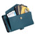 iPhone 16e / 17e Wallet Multi-card Slot Leather Phone Case with Lanyard - Green