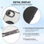iPhone 16e Ultra-thin Magnetic Plating Vegan Leather Phone Case - Black
