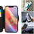iPhone 16e Ultra-thin Magnetic Plating Vegan Leather Phone Case - Black