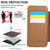 iPhone 16e Ultra-thin Magnetic Plating Vegan Leather Phone Case - Brown