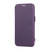 iPhone 16e Ultra-thin Magnetic Plating Vegan Leather Phone Case - Purple