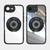 iPhone 17e / 16e 360 Holder Magsafe Acrylic Hybrid TPU Phone Case - Black