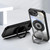iPhone 17e / 16e 360 Holder Magsafe Acrylic Hybrid TPU Phone Case - Black