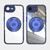 iPhone 17e / 16e 360 Holder Magsafe Acrylic Hybrid TPU Phone Case - Blue