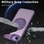 iPhone 17e / 16e 360-degree Rotating MagSafe Magnetic Holder Phone Case - Purple