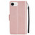 iPhone 17e / 16e 3-Card Slots Multifunctional Leather Phone Case - Rose Gold