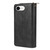 iPhone 17e / 16e 9 Card Slots Zipper Wallet Bag Leather Phone Case - Black