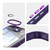 iPhone 17e / 16e Acrylic Hybrid TPU Armor Shockproof Phone Case - Purple