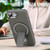 iPhone 17e / 16e Acrylic Hybrid TPU MagSafe Holder Phone Case - Black