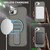 iPhone 17e / 16e Acrylic Hybrid TPU MagSafe Holder Phone Case - Titanium Grey