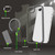 iPhone 17e / 16e Acrylic Hybrid TPU MagSafe Holder Phone Case - Titanium Grey