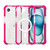 iPhone 17e / 16e Acrylic Magsafe Magnetic Shockproof Phone Case - Pink