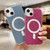 iPhone 17e / 16e Acrylic Transparent Glitter MagSafe Phone Case - Black