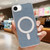 iPhone 17e / 16e Acrylic Transparent Glitter MagSafe Phone Case - Blue