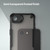 iPhone 17e / 16e Armor Glaze PC Hybrid TPU Phone Case - Black